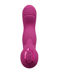 Vive Shots Yumi Triple Action G-Spot Vibrator & Stimulator - Pink - Image 5