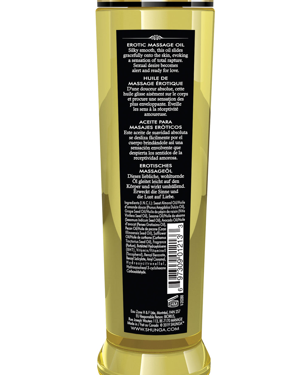 Shunga Shunga Erotic Massage Oil - 8 oz Monoi