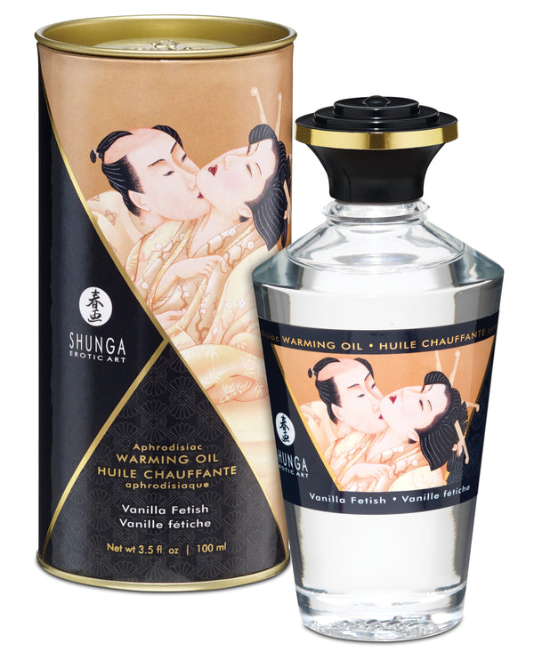 Shunga Shunga Warming Oil - 3.5 oz Vanilla Fetish