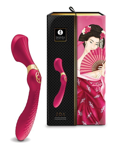 Shunga Shunga Zoa Intimate Massager - Raspberry