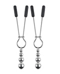 Selopa Selopa Beaded Nipple Clamps - Silver - Image 3