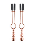 Selopa Selopa Beaded Nipple Clamps - Rose Gold - Image 2