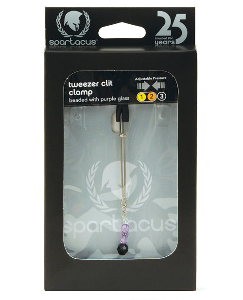 Spartacus Spartacus Beaded Clit Clamp - Purple