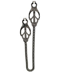 Spartacus Spartacus Black Butterfly Style Nipple Clamps w/Chain - Image 2