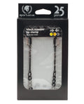 Spartacus Spartacus Adjustable Black Tweezer Nipple Clamps w/Chain