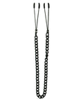 Spartacus Spartacus Adjustable Black Tweezer Nipple Clamps w/Chain - Image 2