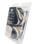 Spartacus Spartacus Wrist Restraints w/Leather Lining - White Snakeskin Micro Fiber - Image 2