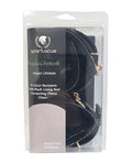 Spartacus Spartacus Faux Fur Lining Wrist Restraints - Brown Floral Print - Image 2