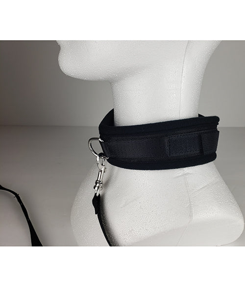Spartacus Spartacus Collar & Leash - Neoprene Black