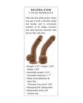 Selopa Selopa Natural Feel 7" Flexskin Dildo - Dark - Image 5
