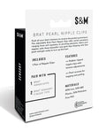 Brat Sex & Mischief Brat Pearl Nipple Clips - Image 3