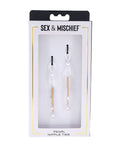Sex &amp; Mischief Sex & Mischief Pearl Nipple Ties
