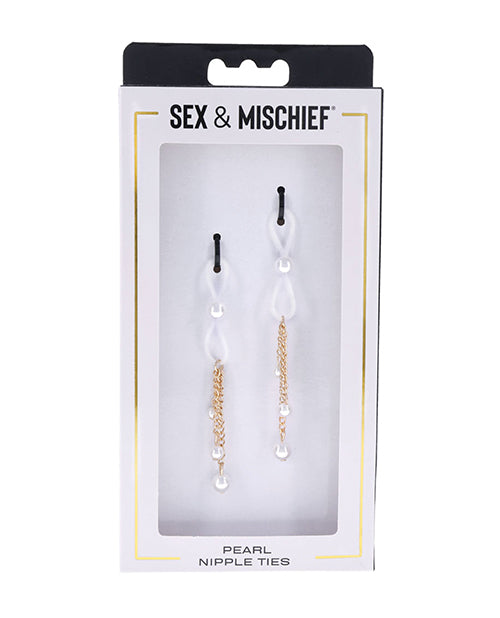 Sex &amp; Mischief Sex & Mischief Pearl Nipple Ties