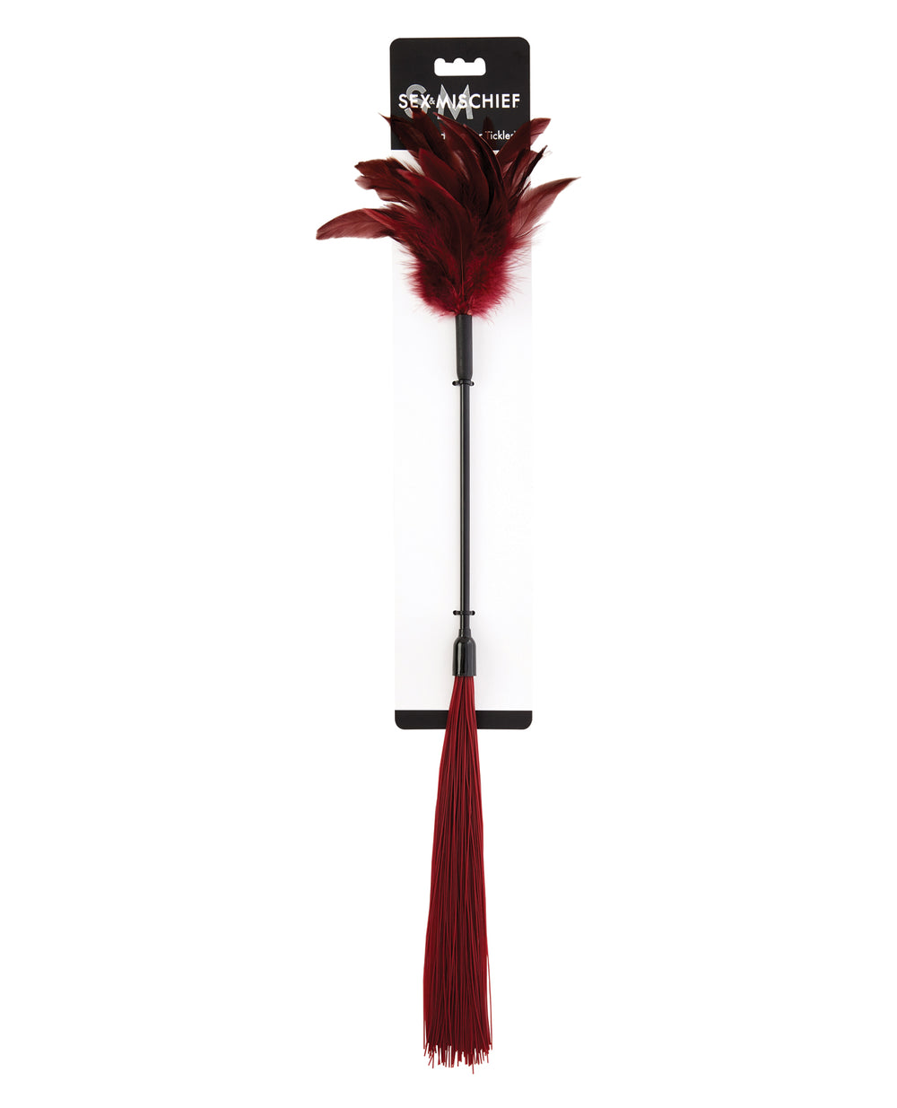 Sex &amp; Mischief Sex & Mischief Enchanted Feather Tickler - Burgundy