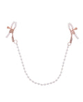 Sex &amp; Mischief Sex & Mischief Peaches 'n CreaMe Pearl Nipple Clamps - Image 2