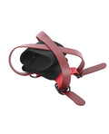 Sex &amp; Mischief Sex & Mischief Ex's & Oh's Cross Cuffs - Red/Black - Image 4