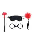 Sex &amp; Mischief Sex & Mischief Ex's & Oh's Kiss Kit - Red/Black - Image 2