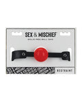 Sex &amp; Mischief Sex & Mischief Solid Red Ball Gag