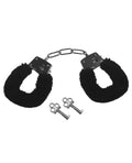Sex &amp; Mischief Sex & Mischief Furry Handcuffs - Black - Image 2
