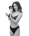 Sex &amp; Mischief Sex & Mischief Furry Handcuffs - Black - Image 3