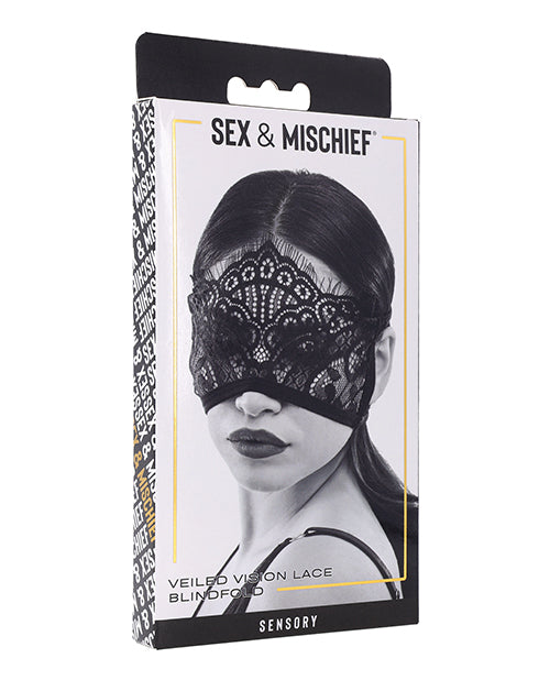 Sex &amp; Mischief Sex & Mischief Veiled Vision Lace Blindfold
