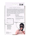 Sex &amp; Mischief Sex & Mischief Lace Hush Hood - Image 5