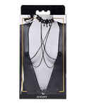 Sex &amp; Mischief Sex & Mischief Lace Collar with Nipple Ties - Image 4