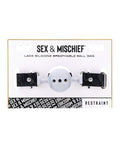 Sex &amp; Mischief Sex & Mischief Lace Silicone Breathable Ball Gag