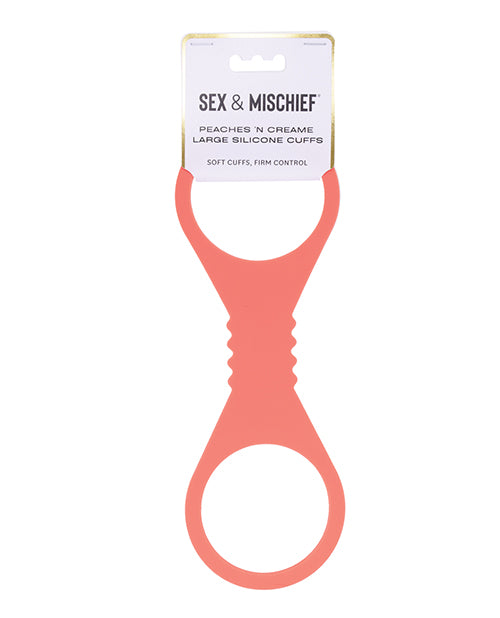 Sex &amp; Mischief Sex & Mischief Peaches 'n CreaMe Large Silicone Cuffs