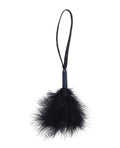 Sex &amp; Mischief Sex & Mischief Peaches 'n CreaMe Wrist Feather Tickler - Black
