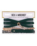 Sex &amp; Mischief Sex & Mischief Indica Cutout Collar & Leash