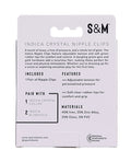Sex &amp; Mischief Sex & Mischief Indica Crystal Nipple Clips - Image 2