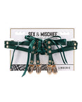 Sex &amp; Mischief Sex & Mischief Indica Laced Up Garters