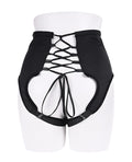 Sportsheets Sportsheets High Waisted Strap-On Corset - Black - Image 5
