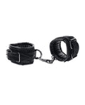 Sportsheets Sportsheets Velvet Noir Handcuffs - Black - Image 2