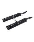 Sportsheets Sportsheets Velvet Noir Handcuffs - Black - Image 3