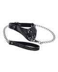 Sportsheets Sportsheets Velvet Noir Collar & Leash - Black - Image 3