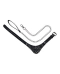 Sportsheets Sportsheets Velvet Noir Collar & Leash - Black - Image 4