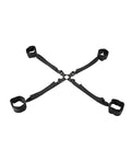 Sportsheets Sportsheets Velvet Noir Adjustable Hog Tie & Cuff Set - Black - Image 2