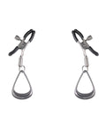Sportsheets Sportsheets Velvet Noir Tuggable Nipple Clamps - Black - Image 2