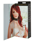 Sex &amp; Mischief Sex & Mischief Nipple Clamps w/Collar - Image 2