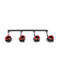 Saffron Saffron Spreader Bar & Cuff Set - Red/Black