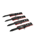 Saffron Saffron Spreader Bar & Cuff Set - Red/Black - Image 4