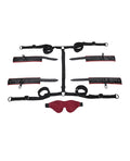 Saffron Saffron Under the Bed Adjustable Restraint System - Black and Red