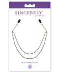 Sincerely Sincerely Bling Nipple Clips
