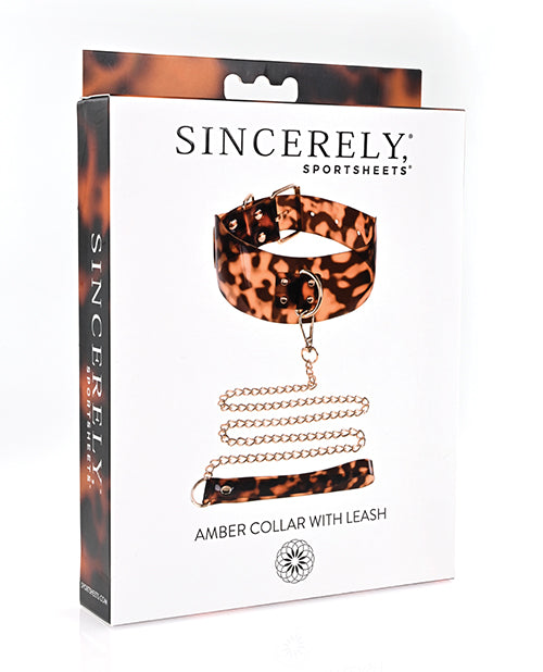 Sincerely Amber Sincerely Amber Collar & Leash