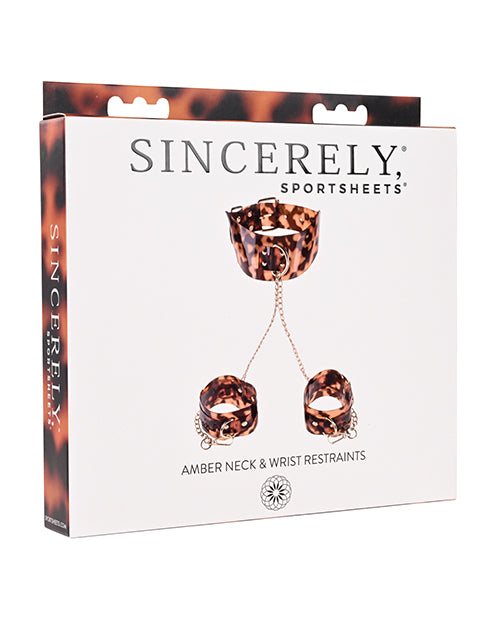 Sincerely Amber Sincerely Amber Neck & Wrist Restraint