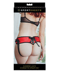 Sportsheets Sportsheets Lace Strap On Corsette - Red