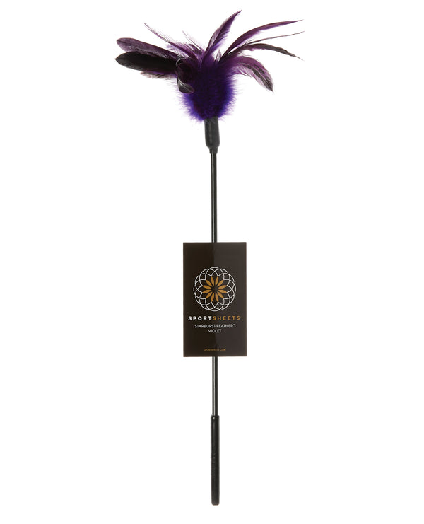 Sportsheets Sportsheets Body Tickler Starburst Feather - Violet