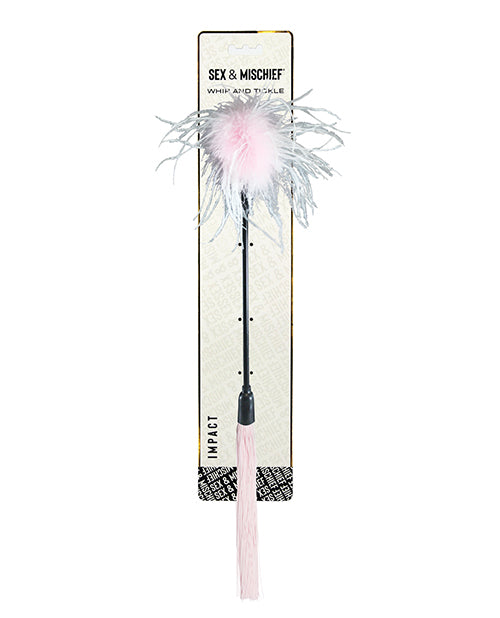 Sex &amp; Mischief Sex & Mischief Whip & Tickle - Pink/White